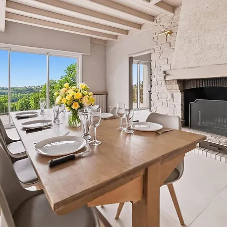 Maison, Vue Imprenable Sur La Loire, Ideal Famille Vakantiehuis
